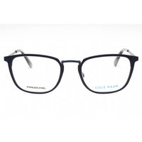 Cole Haan Men's Eyeglasses - Navy Metal Square Full Rim Frame Clear Lens | CH4042 414 ,
