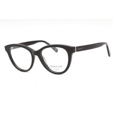 Gant Women's Eyeglasses - Shiny Black Plastic Cat Eye Full Rim 53mm Frame | GA4153 001 ,
