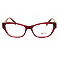 Versace Women's Eyeglasses - Transparent Red Cat Eye Full Rim Frame | 0VE3288 388 ,