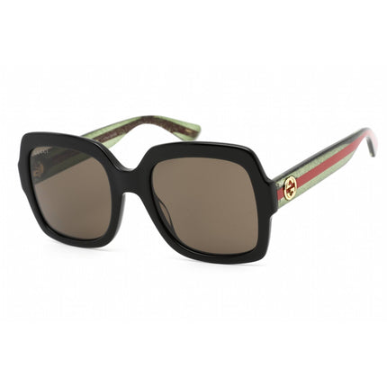 Gucci Women's Sunglasses - Green Black Acetate Full Rim Square Frame | GG0036SN 002 ,