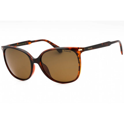 Polaroid Core Women's Sunglasses - Havana Cat Eye Full Rim | PLD 4125/G/S 0086 SP ,
