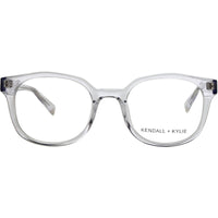 Kendall + Kylie Women's Eyeglasses - Crystal Round Frame Demo Lens | KKO106 VIOLET 971 ,