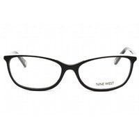 Nine West Unisex Eyeglasses - Black/Cream Plastic Cat Eye Frame | NW5161 001 ,