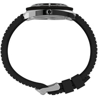 Timex Men's Watch - Q Timex Reissue Black Dial Synthetic Rubber Strap | TW2W22400ZV ,