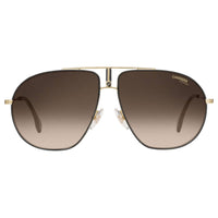 Carrera Men's Sunglasses - Bound Black and Gold Tone Frame Brown Lens | 02M2-HA ,