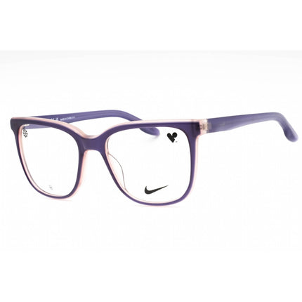 Nike Women's Eyeglasses - Milky Grape Laminate Acetate Square Frame | NIKE 7166 512 ,