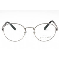 Bvlgari Men's Eyeglasses - Matte Gunmetal Metal Full Rim Round Frame | 0BV1119 195 ,