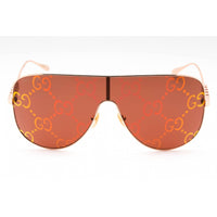 Gucci Women's Sunglasses - Gold-Gold Metal Full Rim Shield Shape Frame | GG1436S 003 ,