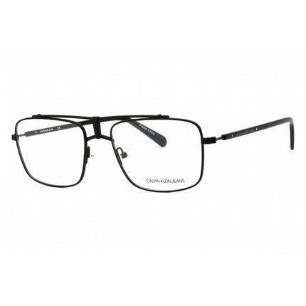 Calvin Klein Jeans Men's Eyeglasses - Matte Black Pilot Metal Frame | CKJ19311 001 ,