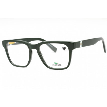 Lacoste Men's Eyeglasses - Dark Green Plastic Square Shape Full Rim Frame | L2932 318 ,