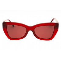 Michael Kors Women's Sunglasses - Transparent Dark Red Full Rim Frame | 0MK2205 394975 ,