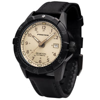 ProTek Men's Watch - Dive Rotating Bezel Automatic Cream Dial Leather Strap | 2217 ,