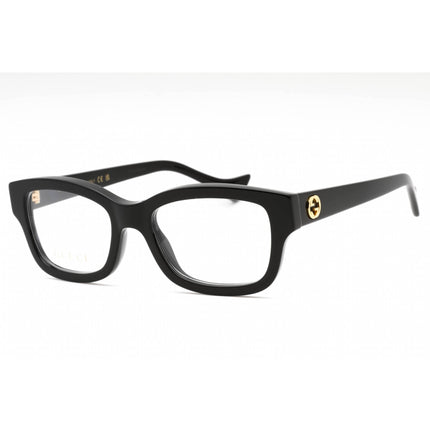 Gucci Women's Eyeglasses - Black Plastic Rectangular Full Rim Frame | GG1259O 001 ,