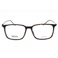 Hugo Boss Men's Eyeglasses - Havana Plastic Square Full Rim Frame | BOSS 1372 0086 00 ,