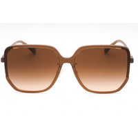 Coach Women's Sunglasses - Milky Light Brown Plastic Full Rim Frame | 0HC8401D 580874 ,