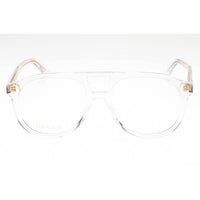 Gucci Men's Eyeglasses - Crystal Transparent Plastic Aviator Shape Frame | GG1320O 003 ,