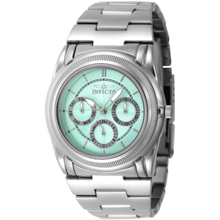 Invicta Women's Watch - Slim Turquoise Dial Silver Stainless Steel Bracelet | 46266 ,