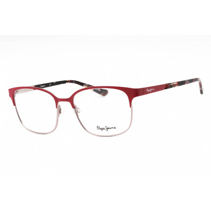 Pepe Jeans Women's Eyeglasses - Red Metal Rectangular Shape Full Rim Frame | PJ1301 C3 ,