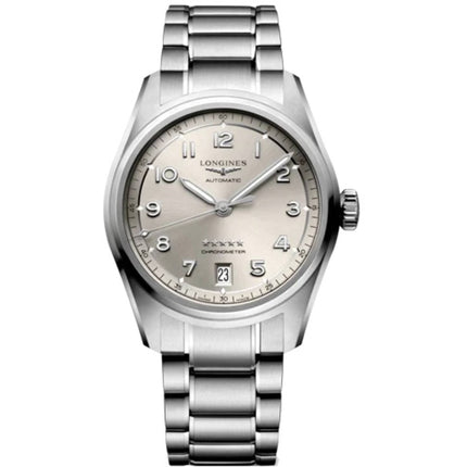 Longines Unisex Watch - Spirit Chronometer Champagne Dial Steel Bracelet | L34104636 ,