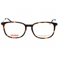 Hugo Unisex Eyeglasses - Havana Plastic Oval Full Rim Frame | HG 1205 0086 00 ,