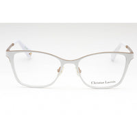 Christian Lacroix Women's Eyeglasses - White Metal Cat Eye Full Rim Frame | CL3060 802 ,