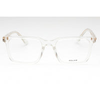 Police Men's Eyeglasses - Transparent Plastic Rectangular Full Rim Frame | VPLF76 0P79 ,