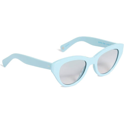 Garrett Leight Women's Sunglasses - Powder Blue Cat Eye Frame | DOTTIE POBLU/SFFOG ,