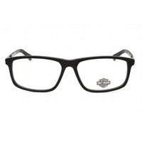 Harley Davidson Men's Eyeglasses - Matte Black Plastic Rectangular Frame | HD0980 002 ,