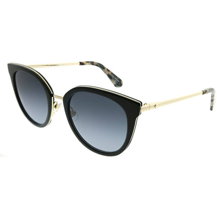 Kate Spade Women's Sunglasses - Black Gold (9O) Cat Eye Frame | Jazzlyn/S 02M2 00 ,