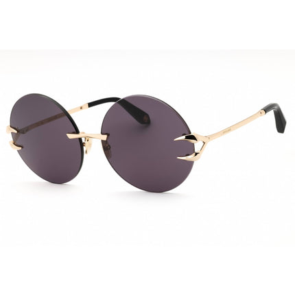 Roberto Cavalli Women's Sunglasses - Rose Gold Metal Round Full Rim | SRC006 0300 ,