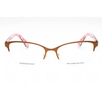 Kate Spade Women's Eyeglasses - Matte Brown Half Rim Cat Eye Frame | Adalina 04IN 00 ,