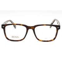 Hugo Boss Men's Eyeglasses - Havana Plastic Rectangular Frame | BOSS 1353/U 0086 00 ,
