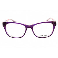 Guess Women's Eyeglasses - Violet/Other Acetate Cat Eye Full Rim Frame | GU2678 083 ,