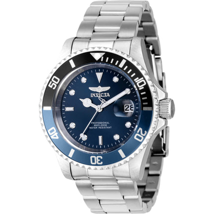 Invicta Men's Watch - Pro Diver Quartz Blue Dial Stainless Steel Bracelet | 43545 ,