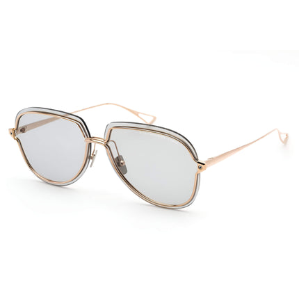 Dita Women's Sunglasses - Gold Aviator Shaped Frame | NIGHTBIRD-THREE DTS520-02-Z ,