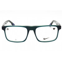 Nike Men's Eyeglasses - Navy Tri-Laminate Acetate Rectangular Frame | NIKE 7161 414 ,