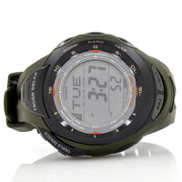 Casio Men's Watch - Pathfinder Digital Compass Green Resin Strap Digital | PAW1200-3V ,