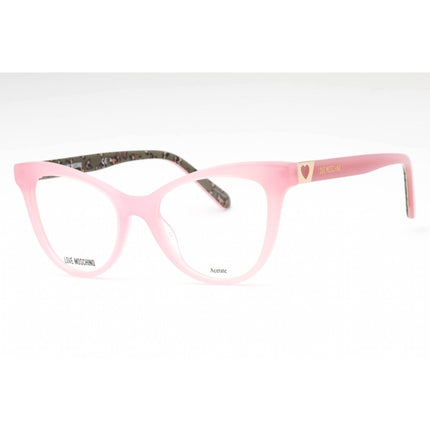 Moschino Love Women's Eyeglasses - Blue Acetate Cat Eye Full Rim Frame | MOL576 35J ,