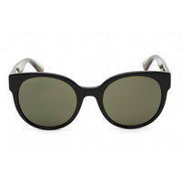 Gucci Men's Sunglasses - Black Acetate Round Full Rim Frame Green Lens | GG0035SN 002 ,