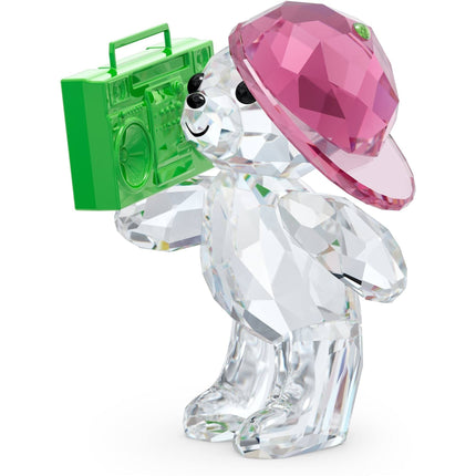 Swarovski Figurine - Kris Bear 90's Party Multicolored 515 Crystal Facets | 5619215 ,