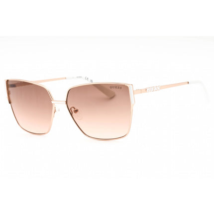 Guess Factory Women's Sunglasses - Matte Rose Gold Cat Eye Metal Frame | GF6158 29F ,