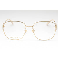Gucci Unisex Eyeglasses - Gold Metal Oval Full Rim Frame Clear Lens | GG1209O 002 ,