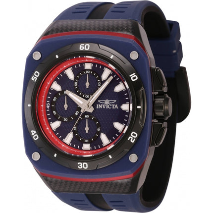 Invicta Men's Watch - Speedway Quartz Chronograph Blue Silicone Strap | 46108 ,