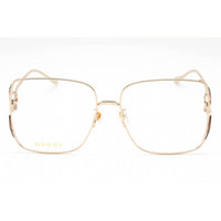 Gucci Women's Eyeglasses - Gold Metal Full Rim Butterfly Frame | GG1321O 002 ,
