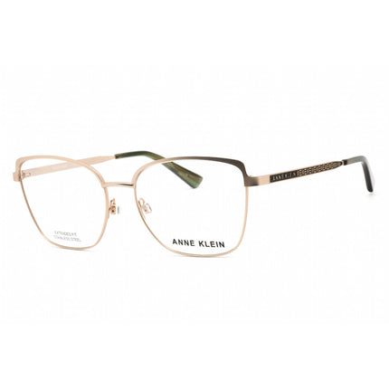 Anne Klein Women's Eyeglasses - Gold Cat Eye Full Rim Metal Frame | AK5094 710 ,