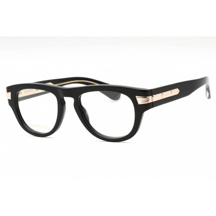Gucci Men's Eyeglasses - Black Plastic Oval Full Rim Frame Clear Lens | GG1519O 001 ,