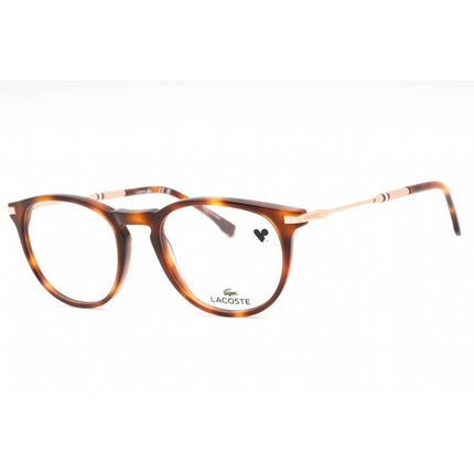 Lacoste Men's Eyeglasses - Havana Plastic Full Rim Frame Clear Demo Lens | L2918 214 ,