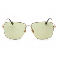 Tom Ford Unisex Sunglasses - Shiny Rose Gold Metal Square Shape Frame | FT0994 28N ,