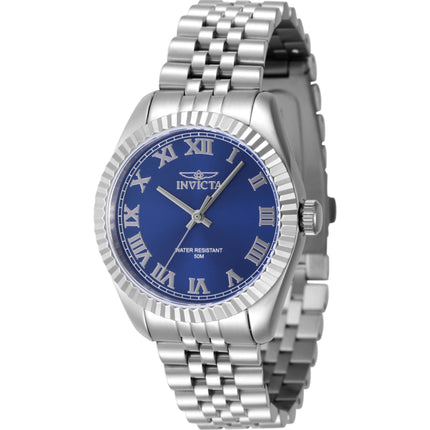 Invicta Women's Watch - Specialty Blue Dial Silver Steel Bracelet Quartz | 47411 ,