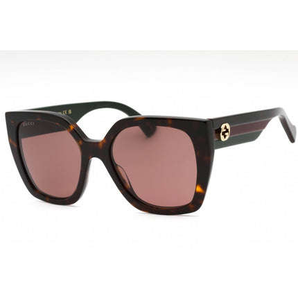 Gucci Women's Sunglasses - Havana Butterfly Full Rim Frame Brown Lens | GG1300S 002 ,